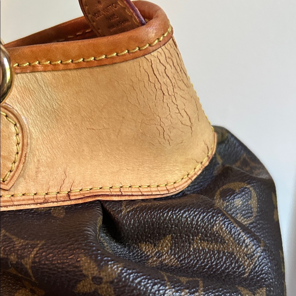 Louis Vuitton Tan and Brown Monogram Shoulder Bag - Picture 4 of 16
